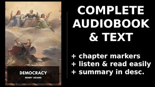 Democracy 💙 By Henry Adams FULL Audiobook [upl. by Izaak35]