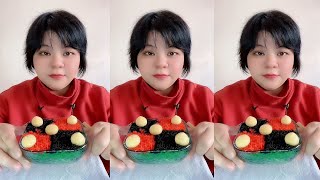 ASMR TOBIKO EGGS  BIG BITES EXTREMELY SATISFYING CRUNCHY EATING SOUNDS [upl. by Eckmann247]