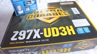 Gigabyte Z97XUD3H Motherboard Unboxing [upl. by Branham]