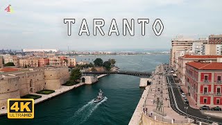 Taranto Italy 🇮🇹  4K Drone Footage [upl. by Ididn]