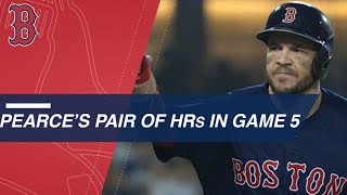 Pearce powers World Series win with 2 homers in WS Game 5 [upl. by Vocaay369]