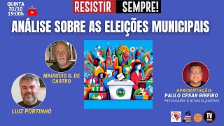 AO VIVO ANÁLISE SOBRE AS ELEIÇÕES MUNICIPAIS 31102024 [upl. by Hsilgne]