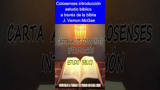 colosenses introducción biblia hablada estudio bíblico biblia estudiodelabiblia bibliahablada [upl. by Atsahs]