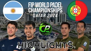 CHINGOTTO amp TAPIA VS JESUS amp PASCOAL  SEMI FINAL  FIP WORLD PADEL CHAMPIONSHIPS 2024  HIGHLIGHTS [upl. by Siward782]