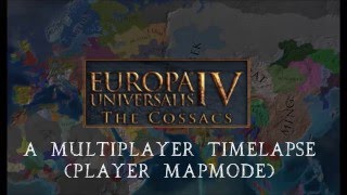 EU4 Multiplayer  Summer 2015 Player Map Timelapse [upl. by Ardnal402]