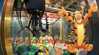 30 Plays On My Claw Machine  1991 Elaut Topper Crane [upl. by Jayson]