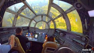 Star Wars Millennium Falcon Ride  Disneylands Galaxys Edge [upl. by Mcleroy133]