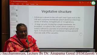 JV Virtual Study TopicSaccharomyces Lecture By Dr Anupama Goyal FEMJVWU [upl. by Bern]