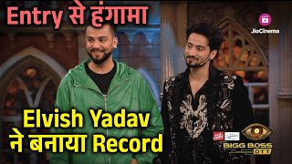 Bigg Boss OTT 3  Rao Sahab Elvish Yadav Ne Entry Ke Sath Banaya Bada Record [upl. by Daberath]