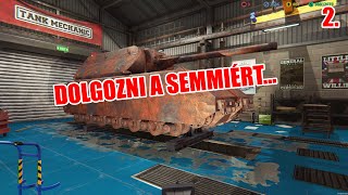 Tele a tank meg a  I Tank Mechanic Simulator KV1 [upl. by Nabroc]