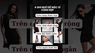 4 ghi nhớ để mặc gì cũng đẹp phattrienbanthansứckhỏe yeubanthan xuhuong reels viralvideo [upl. by Heti]