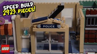 LEGO Stop Motion Speed Build  Police Station [upl. by Sarchet]