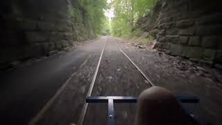 Rail Bike through Howard Tunnel [upl. by Okoyik]