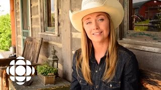 Heartland Amber Marshall on filming Mallorys farewell scene  Heartland  CBC [upl. by Marabelle]