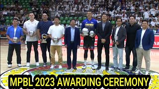 MPBL 2023 AWARDING CEREMONY HIGHLIGHTS mpbl mpblhighlights [upl. by Enotna]