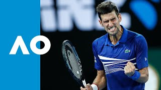 Novak Djokovic vs Daniil Medvedev  Australian Open 2019 R4 [upl. by Isolda]