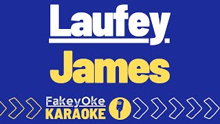 Laufey  James Karaoke [upl. by Anole385]