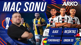 Ajax  Beşiktaş  Fenerbahçe  USG  Maç Sonu Değerlendirmeleri [upl. by Hassadah]