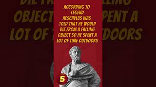 The demise of Greek Aeschylus greekmythology EducationalEntertainment MindBlown shortsviral [upl. by Ainej777]