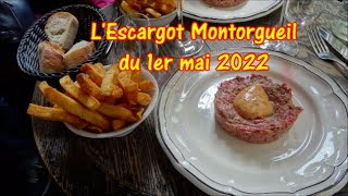 LEscargot Montorgueil du 1er mai 2022 un ptit dernier avant le retour [upl. by Rosena]