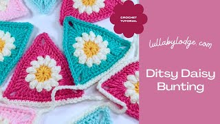 Crochet Pretty Pennants With This Beautiful Bunting Tutorial [upl. by Kristie144]