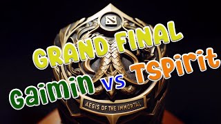 Dota2 TI Grand Finale Gaimin vs Team Spirit [upl. by Narbig591]