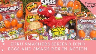 Smashers Series 3 Dino Eggs and Smash Rex In Action Ad [upl. by Krystyna448]