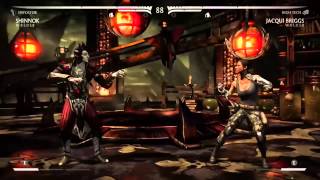 MKX  All Shinnok Faceoff BRUTALITIES [upl. by Auhoj]