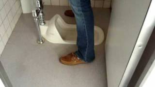 how to use a japanese toilet [upl. by Merilee]