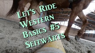 LetsRide Western Basics 5 Seitwärts über Stangen  Serenity Horses [upl. by Nosimaj285]