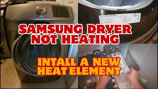 How to Fix Samsung Electric Dryer Not Heating  Everything Works No Heat  Model DV42H5200EPA3 [upl. by Ras]