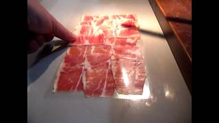 Como envasar jamón ibérico [upl. by Gamaliel]