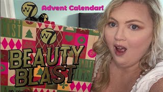 Unboxing W7 Beauty Blast Advent Calendar 2024 [upl. by Atekal906]