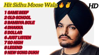 Sidhu Moose Wala Hits Songs  Panjabi Hits Songs  Sidhu Moose Wala✌🔥 [upl. by Lange399]