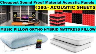 Cheapest sound proof material acoustic panels soundproof studio foam for walls sound studio foam [upl. by Haman391]