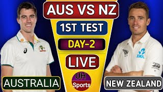 AUS Vs NZ Live1st Test Day2 Australia Vs New Zealand 1st Test Match Live Cricket Commentary [upl. by Arnoldo]