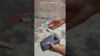 Mini drone ghar par banaye dhaniexperiment diy youtubeshorts trending viralvideo [upl. by Cordey681]