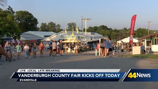 Vanderburgh County Fair kicks off today [upl. by Anairt]