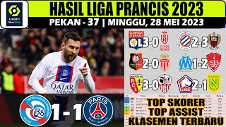 Strasbourg vs PSG  Hasil Liga Prancis Tadi Malam Ligue 1 Pekan Ke 37 2023 [upl. by Ennailuj]