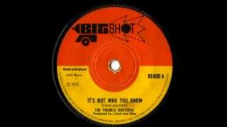 THE TWINKLE BROTHERS  Its not who you know 1971 Big shot uk press [upl. by Bork]