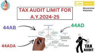 TAX AUDIT LIMIT FOR AY 2425 [upl. by Bove]