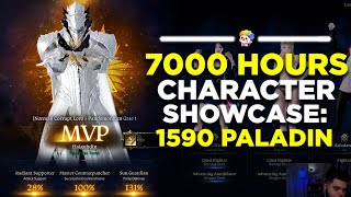 Lost Ark 7000 Hours Character Showcase 1590 Paladin [upl. by Otrebide]