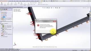 Tip and Tricks 33 Assembly Analysis and Troubleshooting in SolidWorks Simulation [upl. by Egwan60]