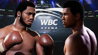 Joe Frazier vs Muhammad Ali  Undisputed ESBC Gameplay [upl. by Nnyltiak]