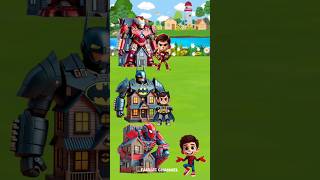 Good Spiderman made me a unique and sturdy house shortfeed english cartoon animation [upl. by Domella]