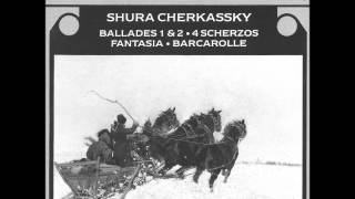 SHURA CHERKASSKY plays CHOPIN 4 Scherzos 1976 [upl. by Eustis]