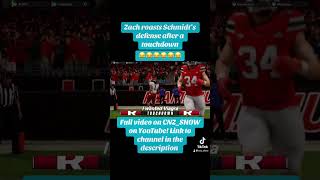 Zach and Schmidt’s best game ever collegefootball lol lmao shorts short football streaming [upl. by Aiceled]