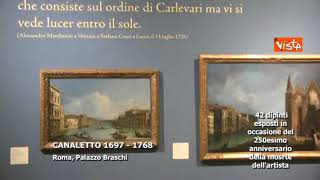 Colori 1 Minuto le opere del Canaletto a Palazzo Braschi [upl. by Anilorak]