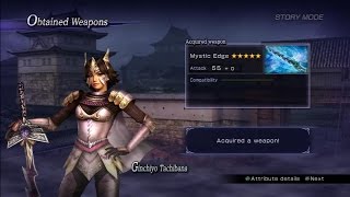 Warriors Orochi 3 Ultimate  Ginchiyo Tachibana Mystic Weapon Guide [upl. by Aipmylo719]