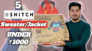 Snitch Best Winter Collection Haul Under 1000Snitch Clothing Review 2024SweaterJacket From Snitch [upl. by Greenebaum]